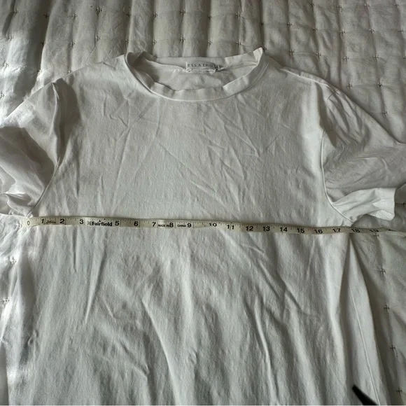 Ella Dress in White with Tulle Skirt -Large - Picture 5 of 5